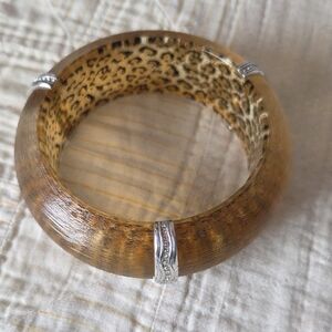 Brighton Brown and Silver Textured Bracelet